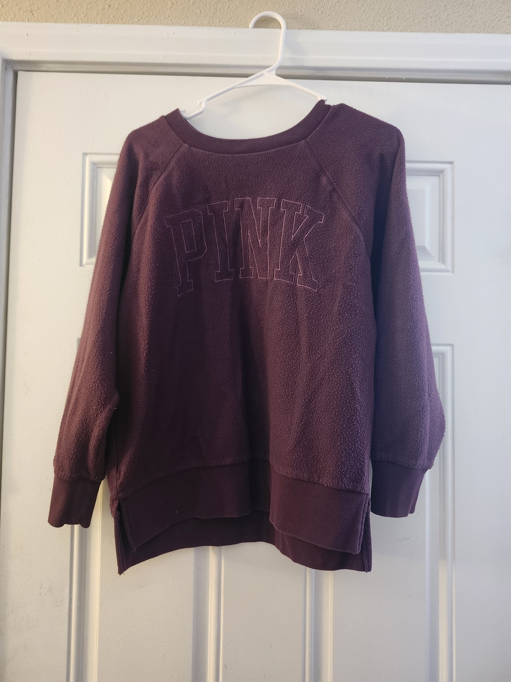 PINK Victoria's Secret Plum Crewneck Sweater